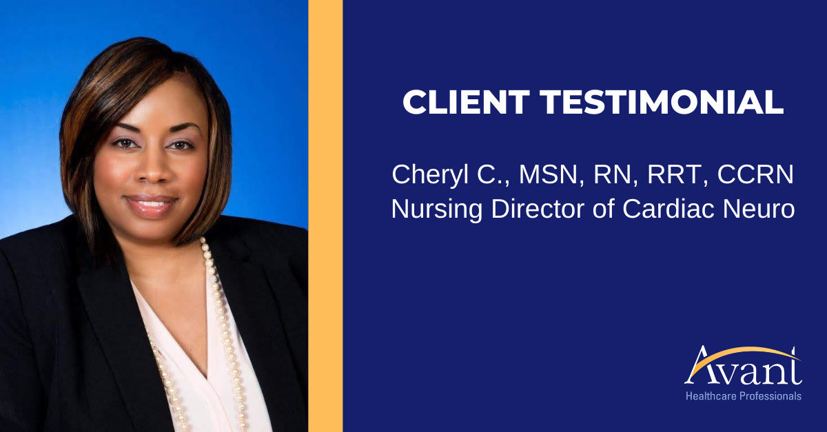 Client Testimonial Cheryl C Msn Rn Rrt Ccrn Nursing Director Of Card 8020