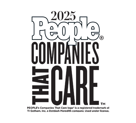 "People" magazine logo with a dark background and bold white text, emphasizing the publication's focus on human stories.