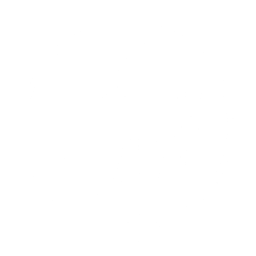 A white icon of two hands clasped together inside a circle with connected nodes, symbolizing community and support.